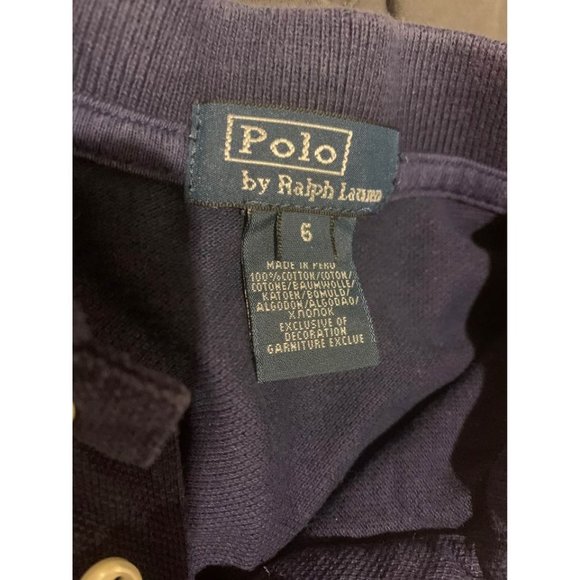 Polo Ralph Lauren young boys size 6, maroon and navy (Bin X) - Picture 4 of 4